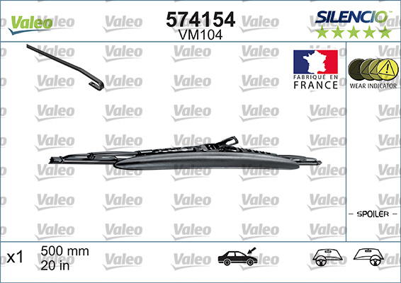 Wiper Blade - 574154 VALEO