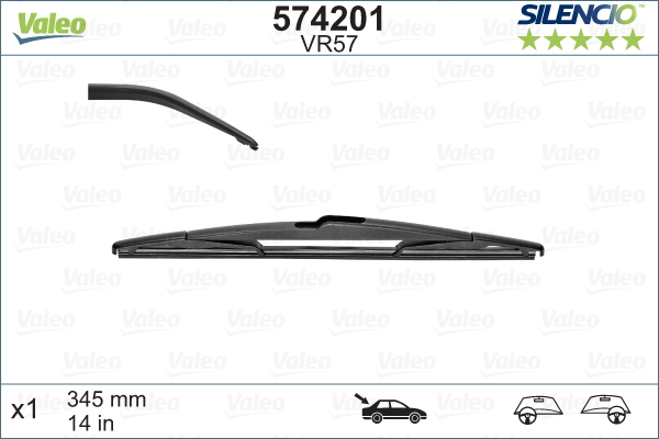 Wiper Blade - 574201 VALEO