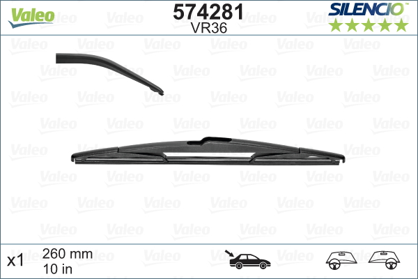 Wiper Blade - 574281 VALEO