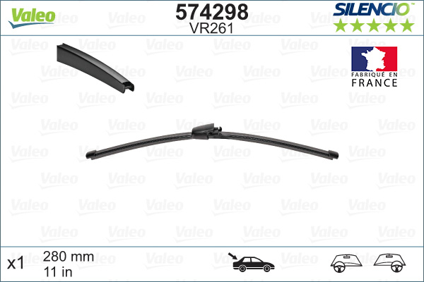 Щетка стеклоочистителя - 574298 VALEO
