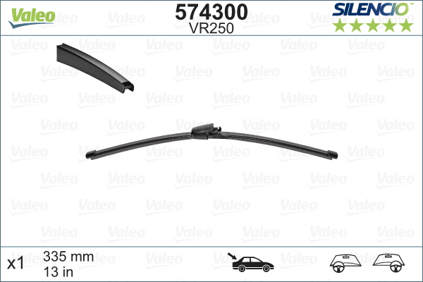 Щетка стеклоочистителя - 574300 VALEO