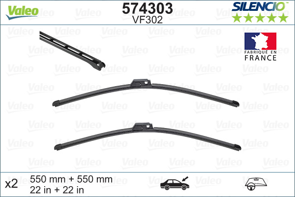 Wiper Blade - 574303 VALEO
