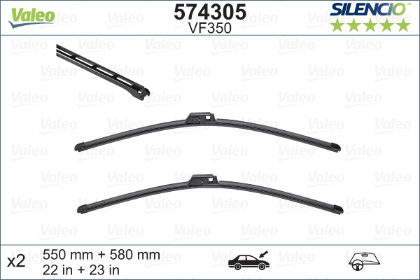 Щетка стеклоочистителя - 574305 VALEO