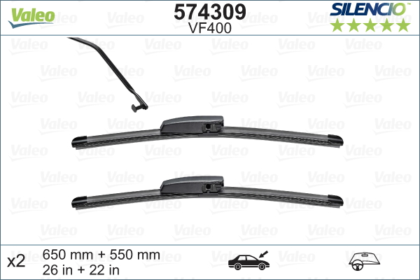 Щетка стеклоочистителя - 574309 VALEO