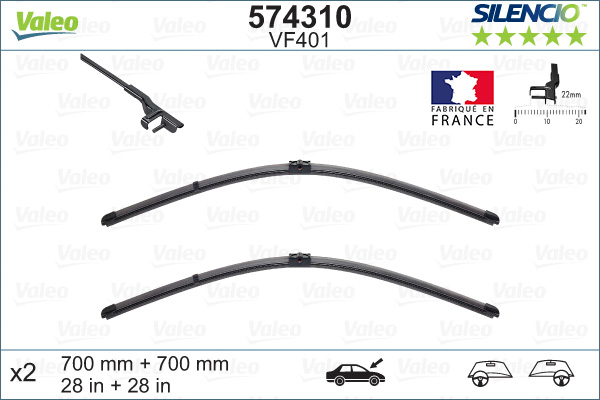 Wiper Blade - 574310 VALEO