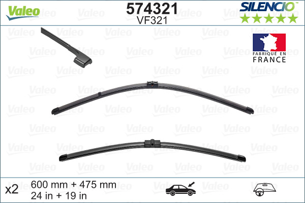 Щетка стеклоочистителя - 574321 VALEO