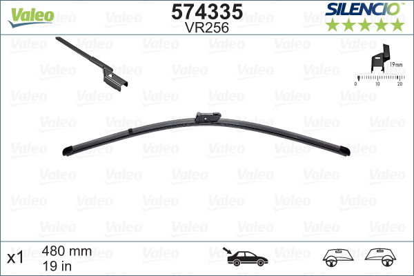 Щетка стеклоочистителя - 574335 VALEO