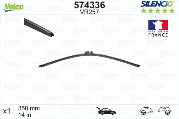 Щетка стеклоочистителя - 574336 VALEO