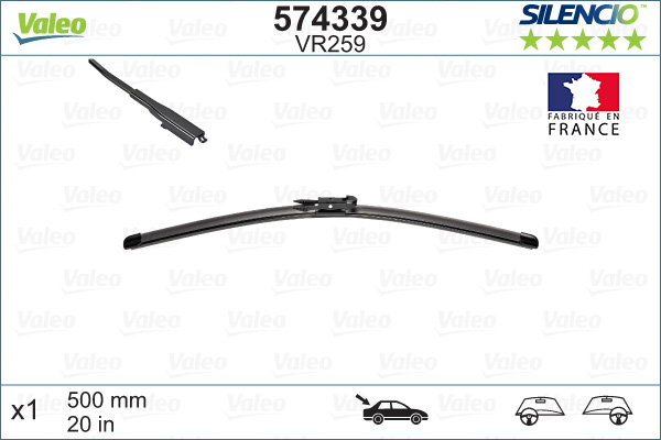 Wiper Blade - 574339 VALEO
