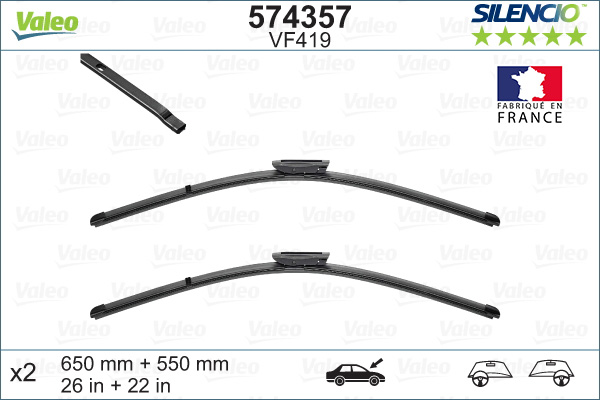 Wischblatt - 574357 VALEO