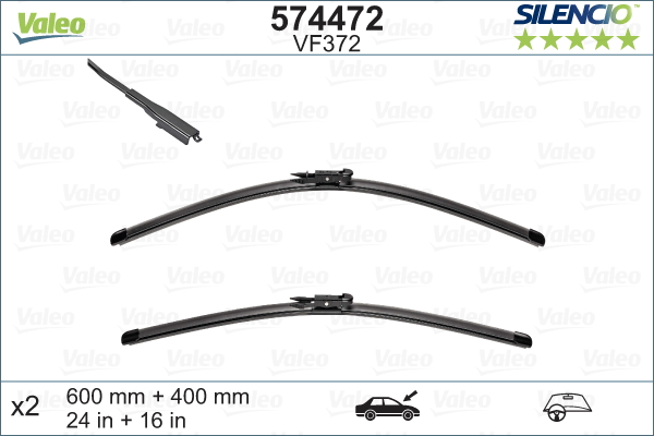 Щетка стеклоочистителя - 574472 VALEO