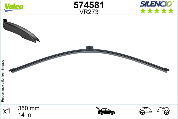 Wiper Blade - 574581 VALEO