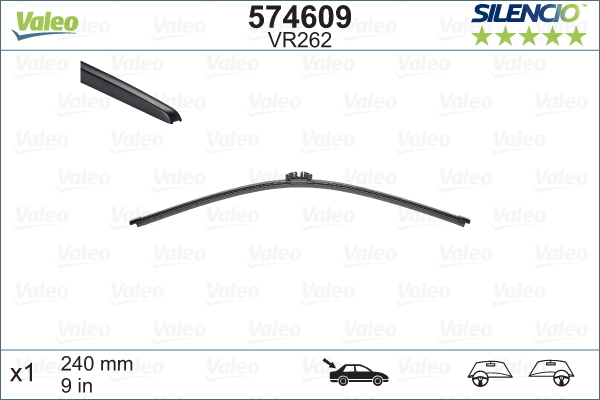 Wiper Blade - 574609 VALEO