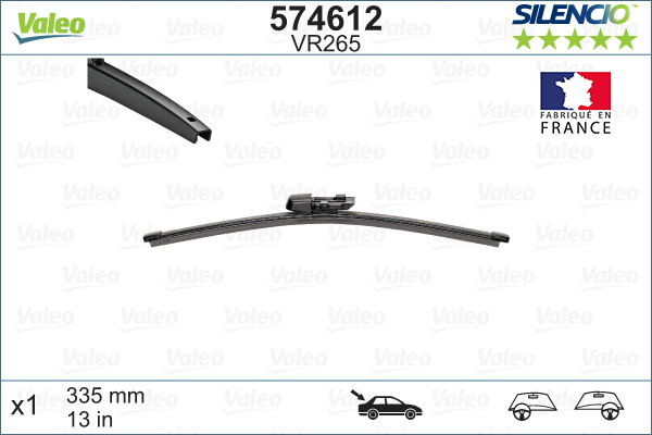 Щетка стеклоочистителя - 574612 VALEO