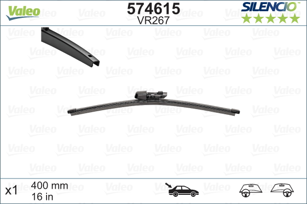 Щетка стеклоочистителя - 574615 VALEO