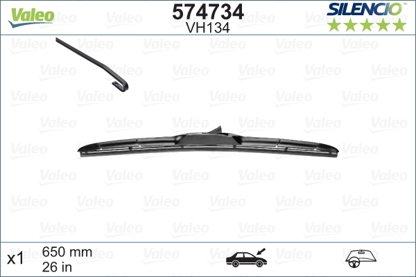 Щетка стеклоочистителя - 574734 VALEO