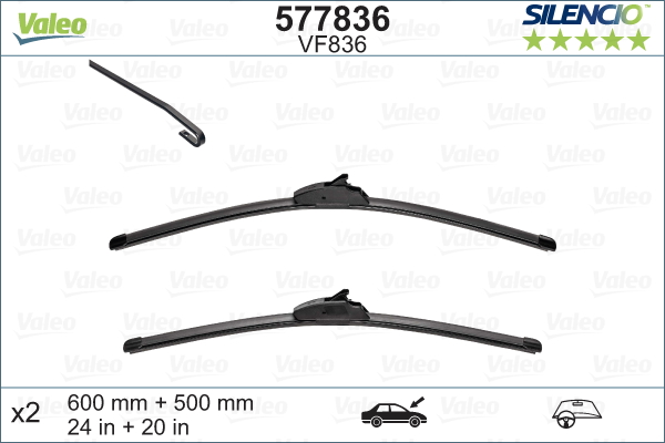 Щетка стеклоочистителя - 577836 VALEO