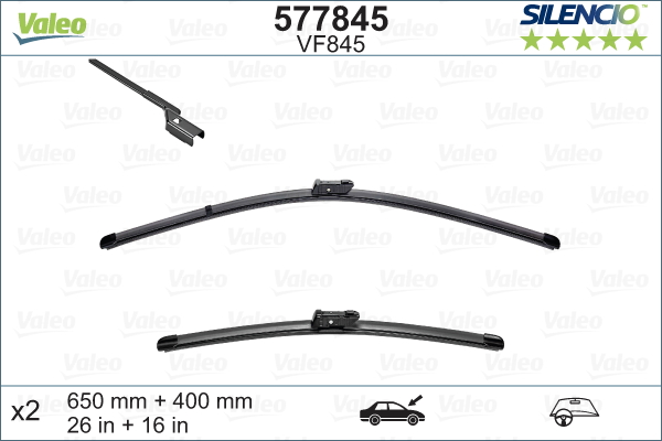 Wiper Blade - 577845 VALEO