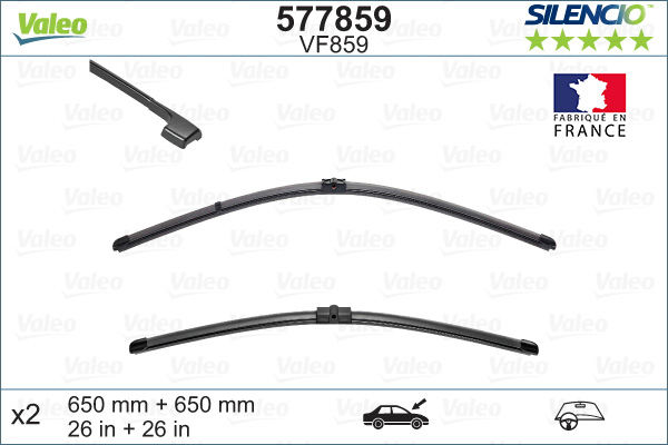 Щетка стеклоочистителя - 577859 VALEO