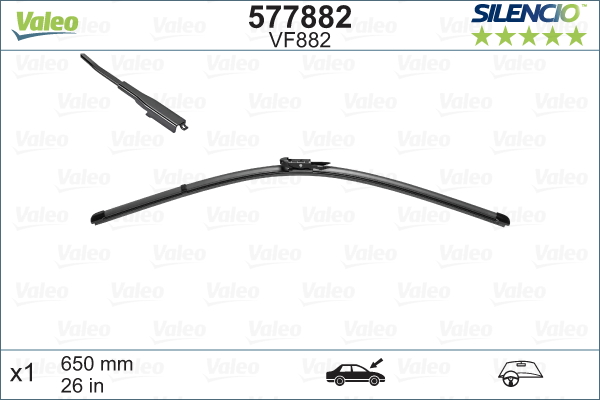 Щетка стеклоочистителя - 577882 VALEO