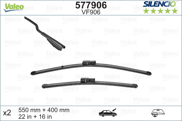 Щетка стеклоочистителя - 577906 VALEO