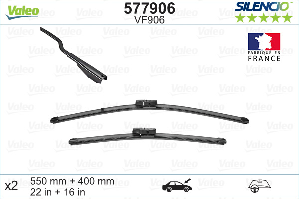 Щетка стеклоочистителя - 577906 VALEO