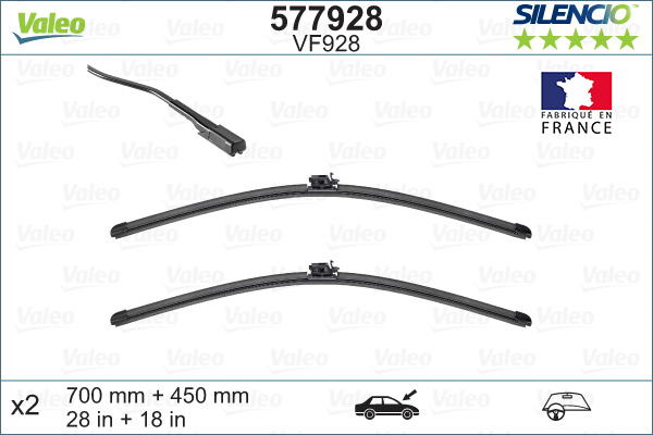 Wiper Blade - 577928 VALEO