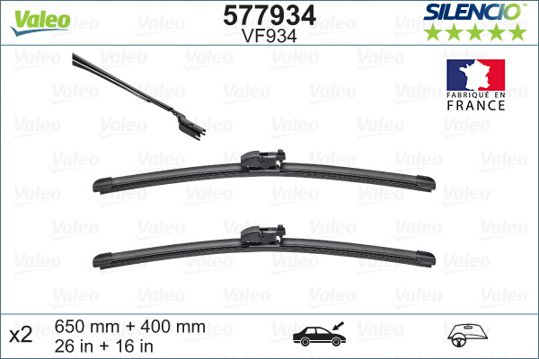 Щетка стеклоочистителя - 577934 VALEO