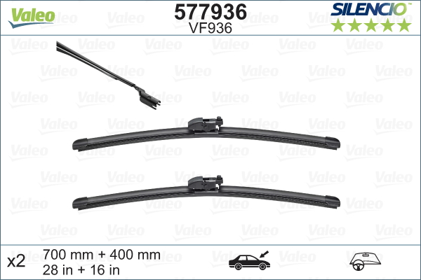 Щетка стеклоочистителя - 577936 VALEO