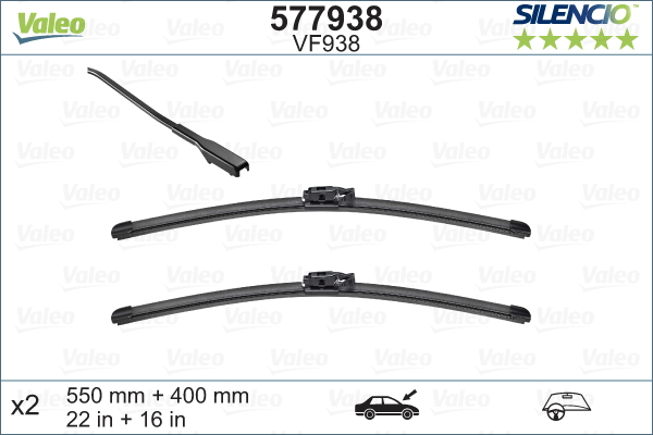 Щетка стеклоочистителя - 577938 VALEO