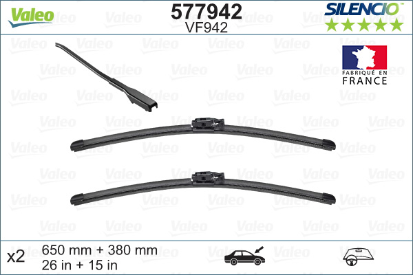 Wiper Blade - 577942 VALEO