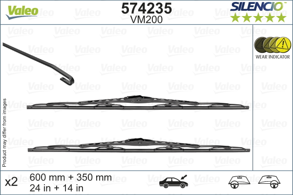 Spazzola tergi - 574235 VALEO