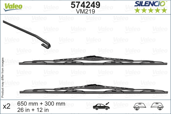 Spazzola tergi - 574249 VALEO