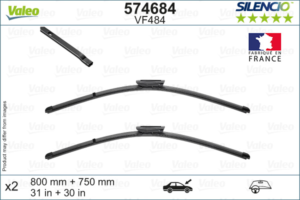 Spazzola tergi - 574684 VALEO