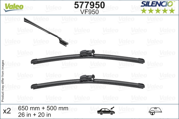 Spazzola tergi - 577950 VALEO