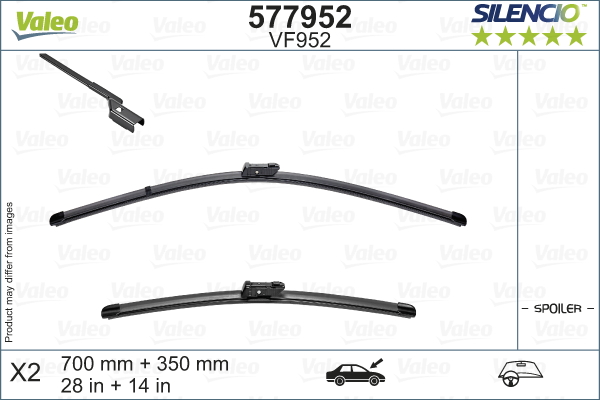 Wiper Blade - 577952 VALEO