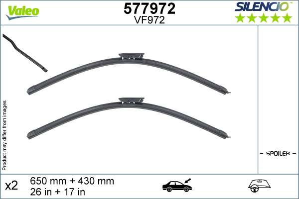 Щетка стеклоочистителя - 577972 VALEO