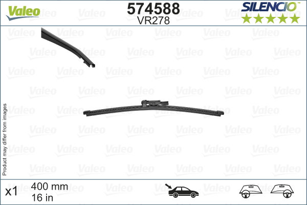 Spazzola tergi - 574588 VALEO