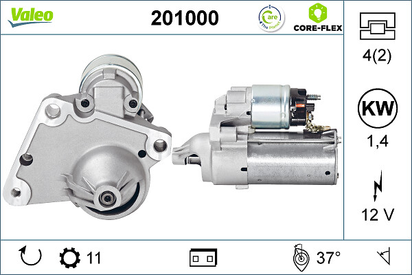 Starter - 201000 VALEO