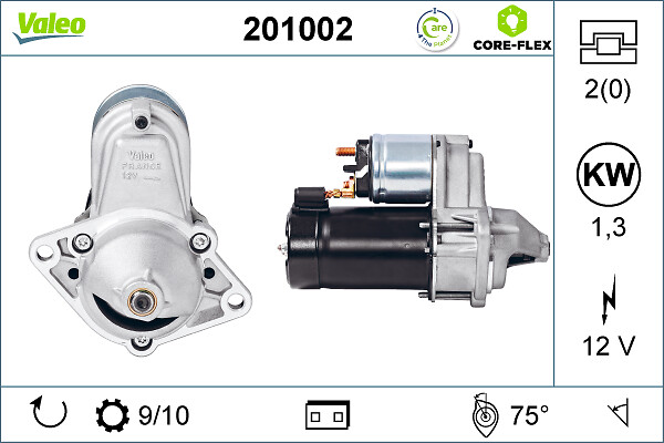 Starter - 201002 VALEO