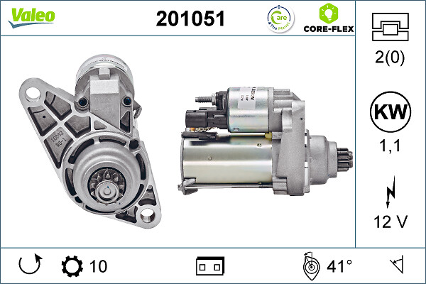 Starter - 201051 VALEO