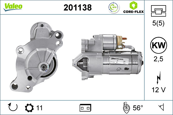Starter - 201138 VALEO
