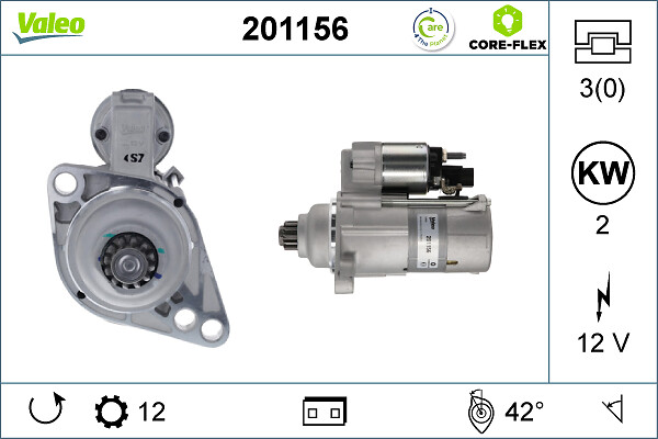 Starter - 201156 VALEO