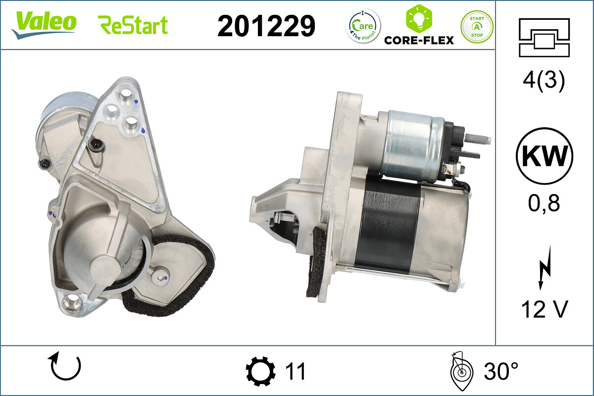 Starter - 201229 VALEO