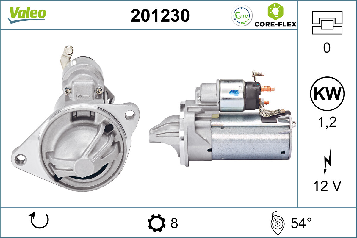 Стартер - 201230 VALEO