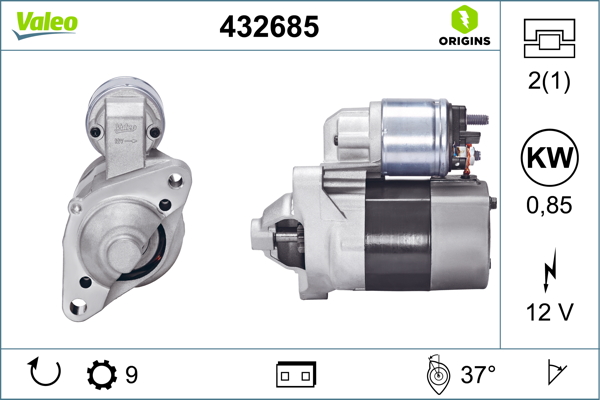 starteris - 432685 VALEO