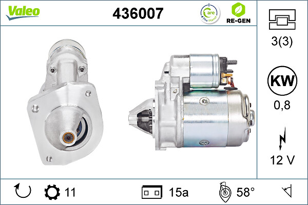 Starter - 436007 VALEO