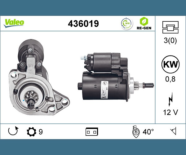 Starter - 436019 VALEO