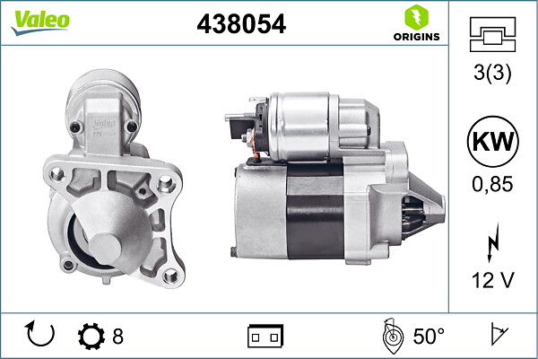 Стартер - 438054 VALEO