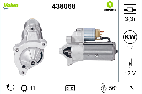 starteris - 438068 VALEO